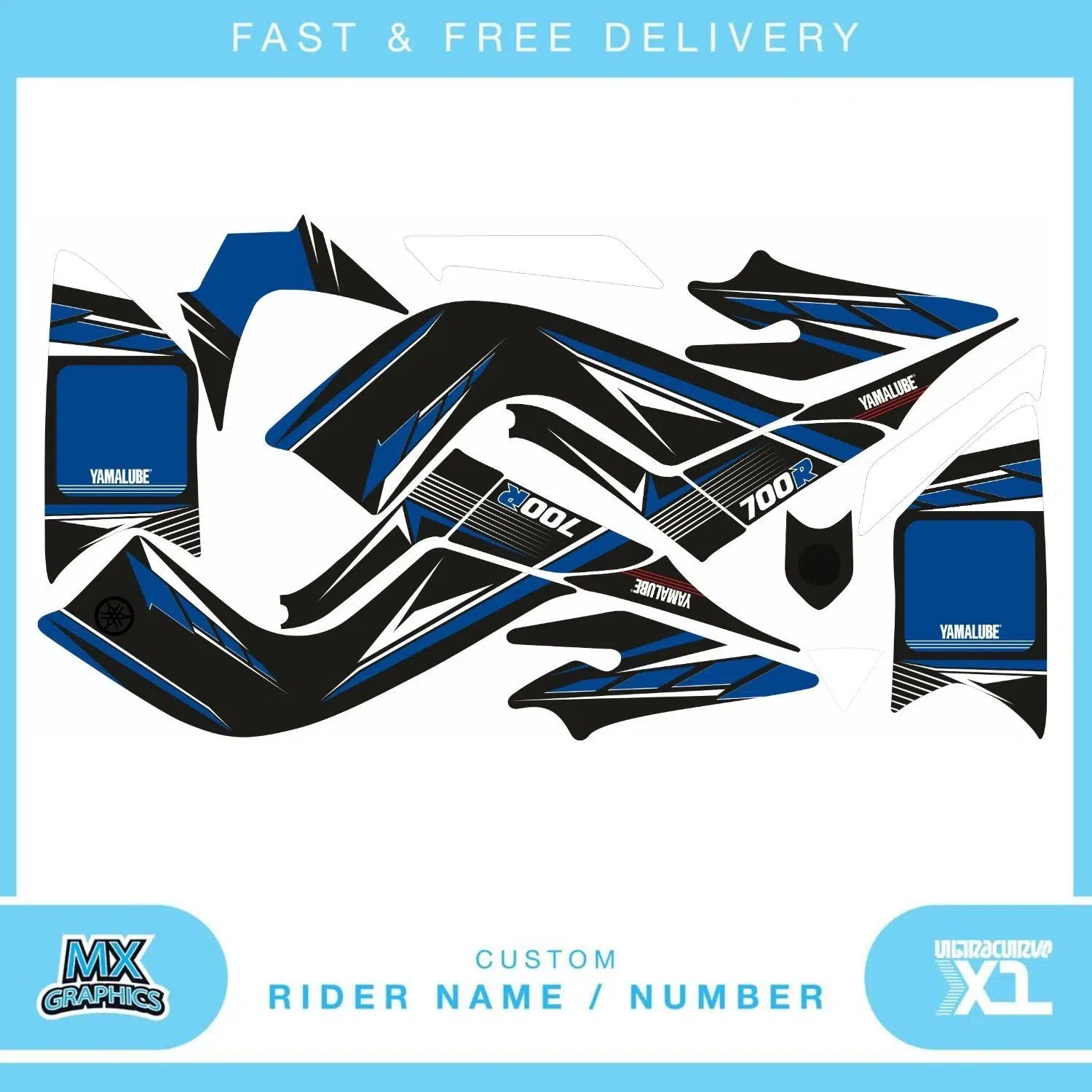 Yamaha Raptor 700R 2006-2012 Quad Graphics Kit