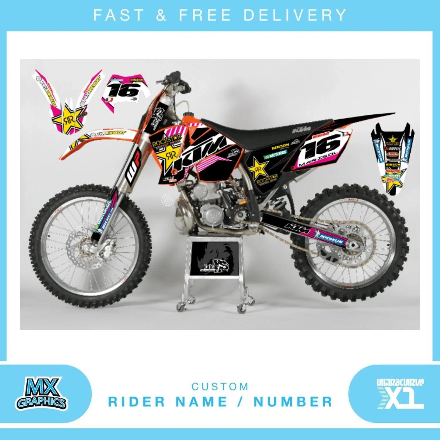 KTM SC450 2007 Graphics Kit