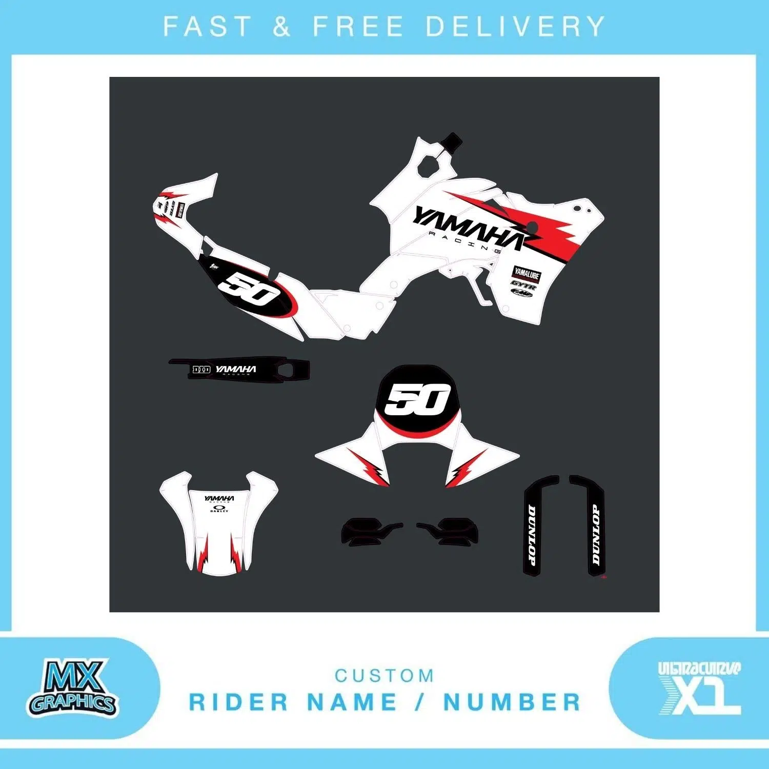 Yamaha Tenere 700 T7 2025 Graphics Kit