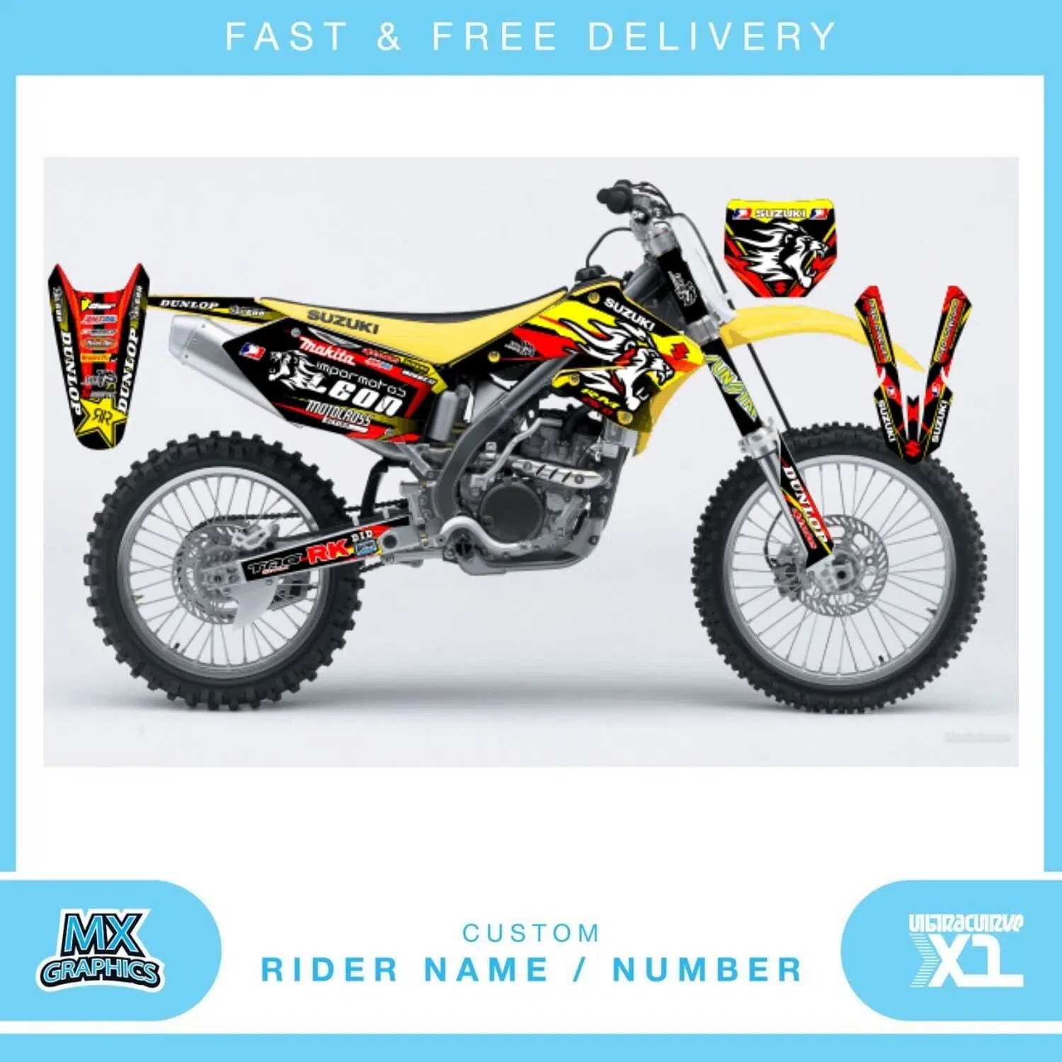 Suzuki RM250 2000 Graphics Kit