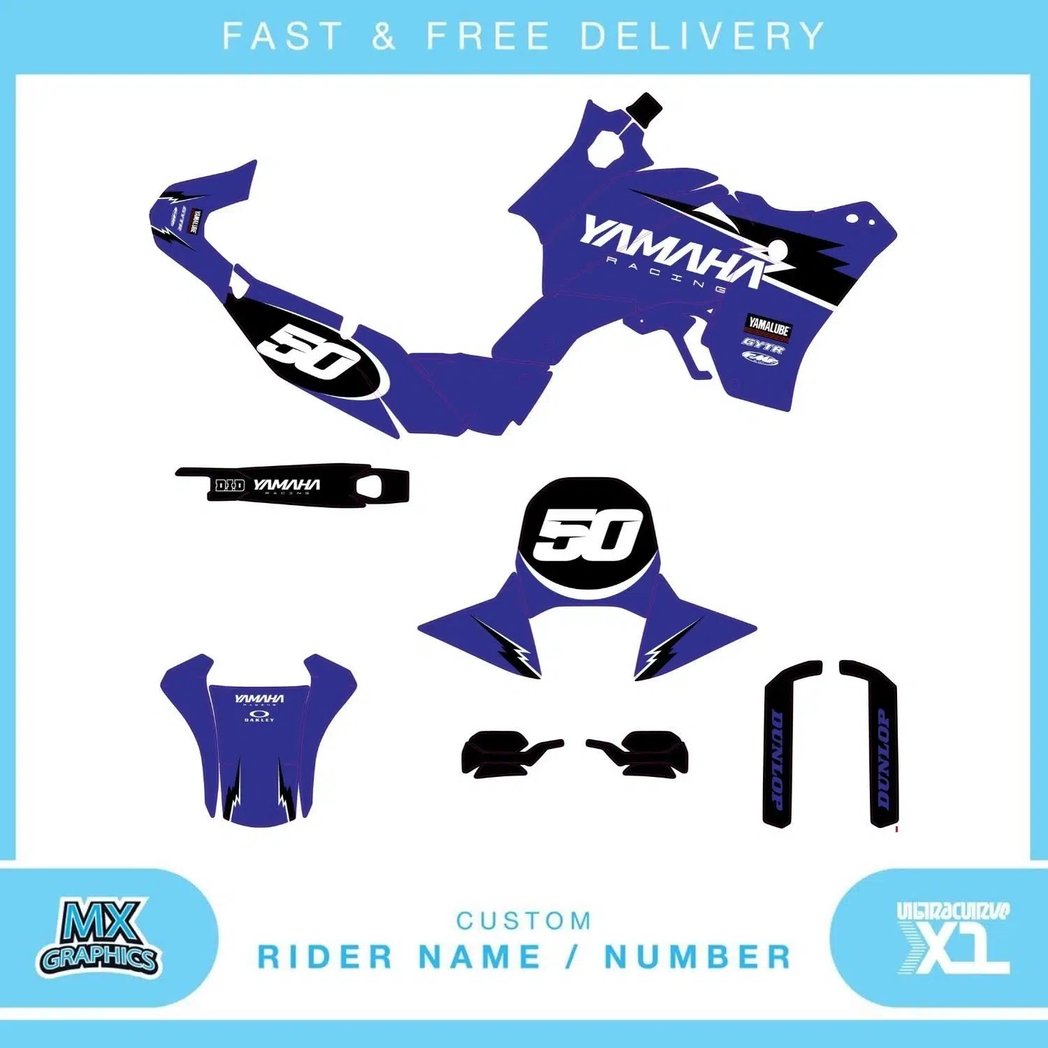 Yamaha Tenere 700 T7 2025 Graphics Kit