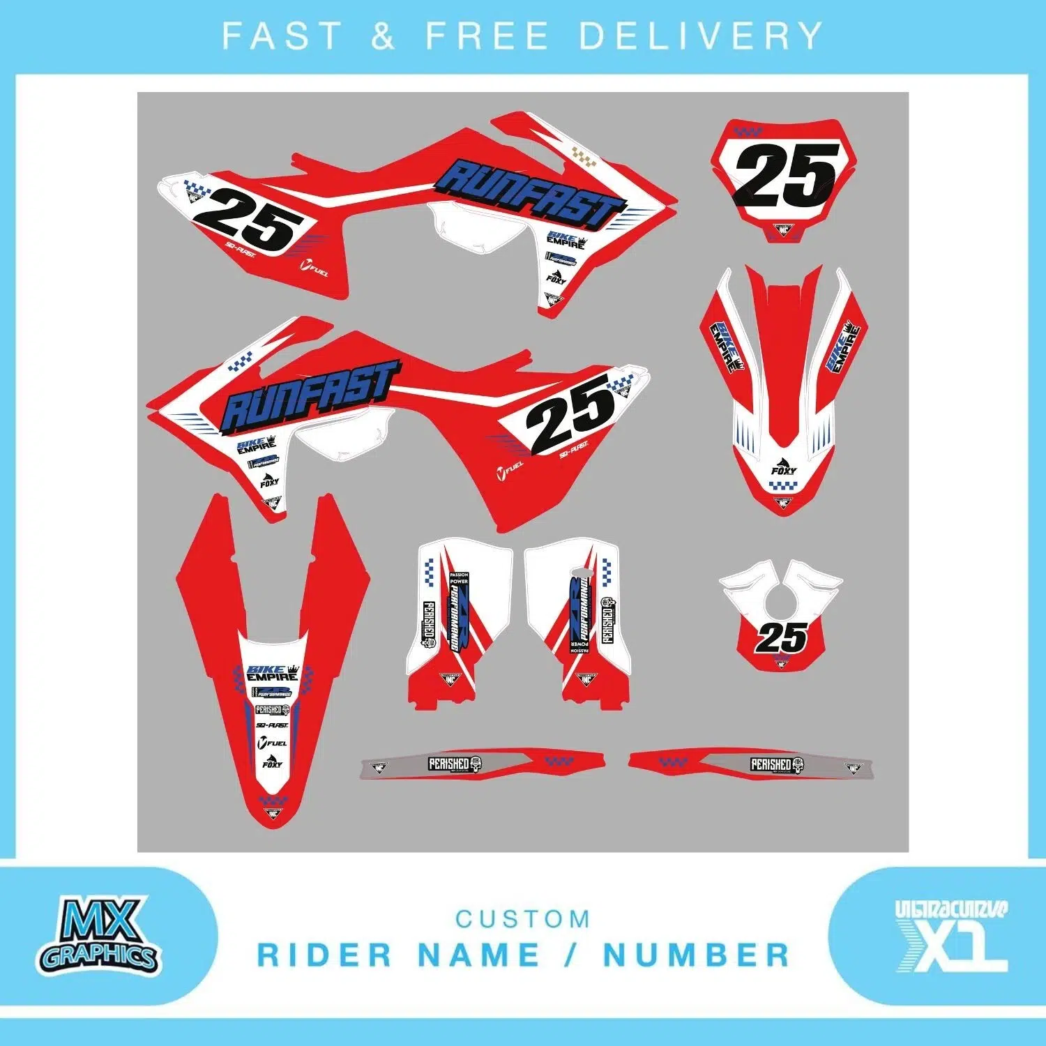 GasGas MC250F 2020-2024 Graphics Kit