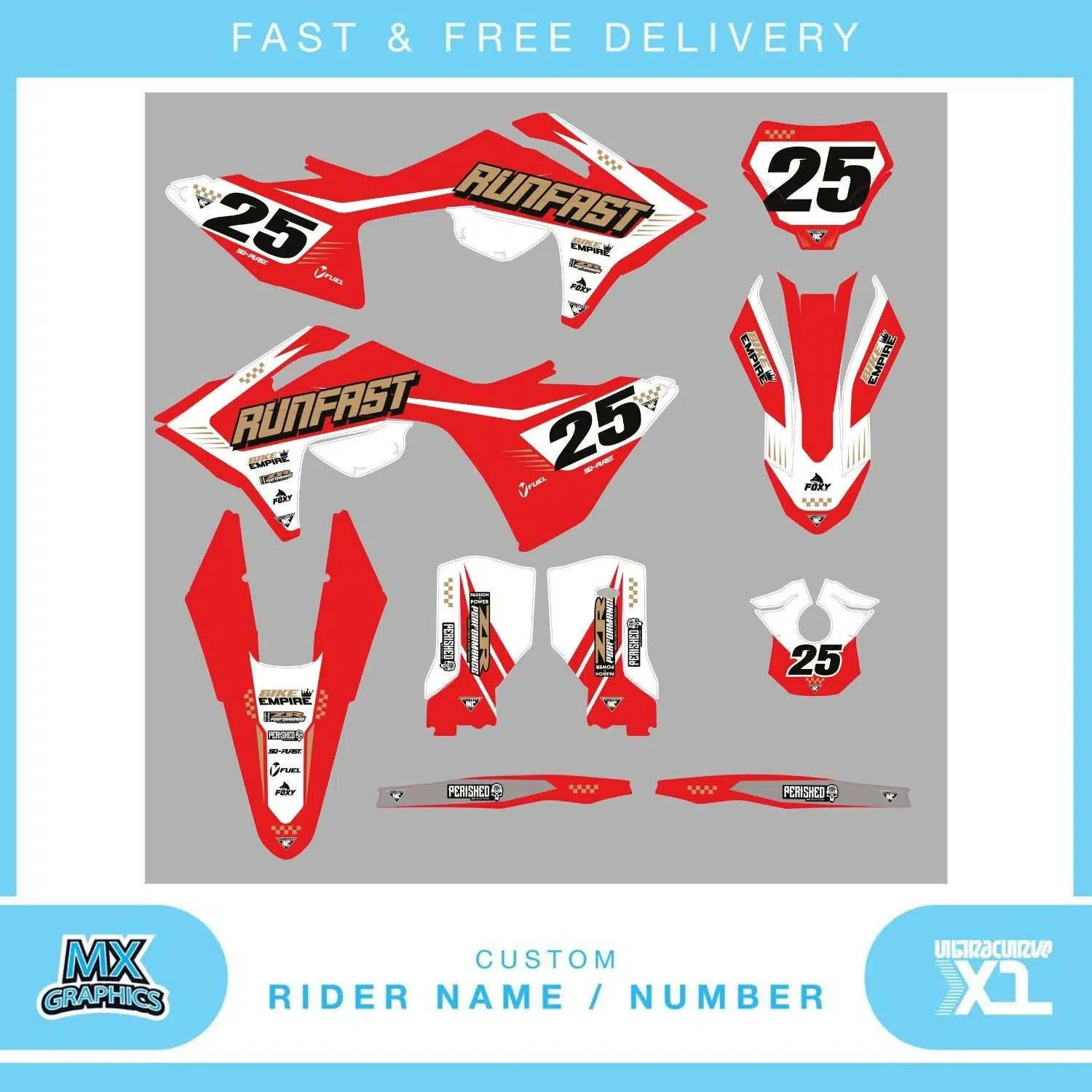 GasGas MC250F 2020-2024 Graphics Kit