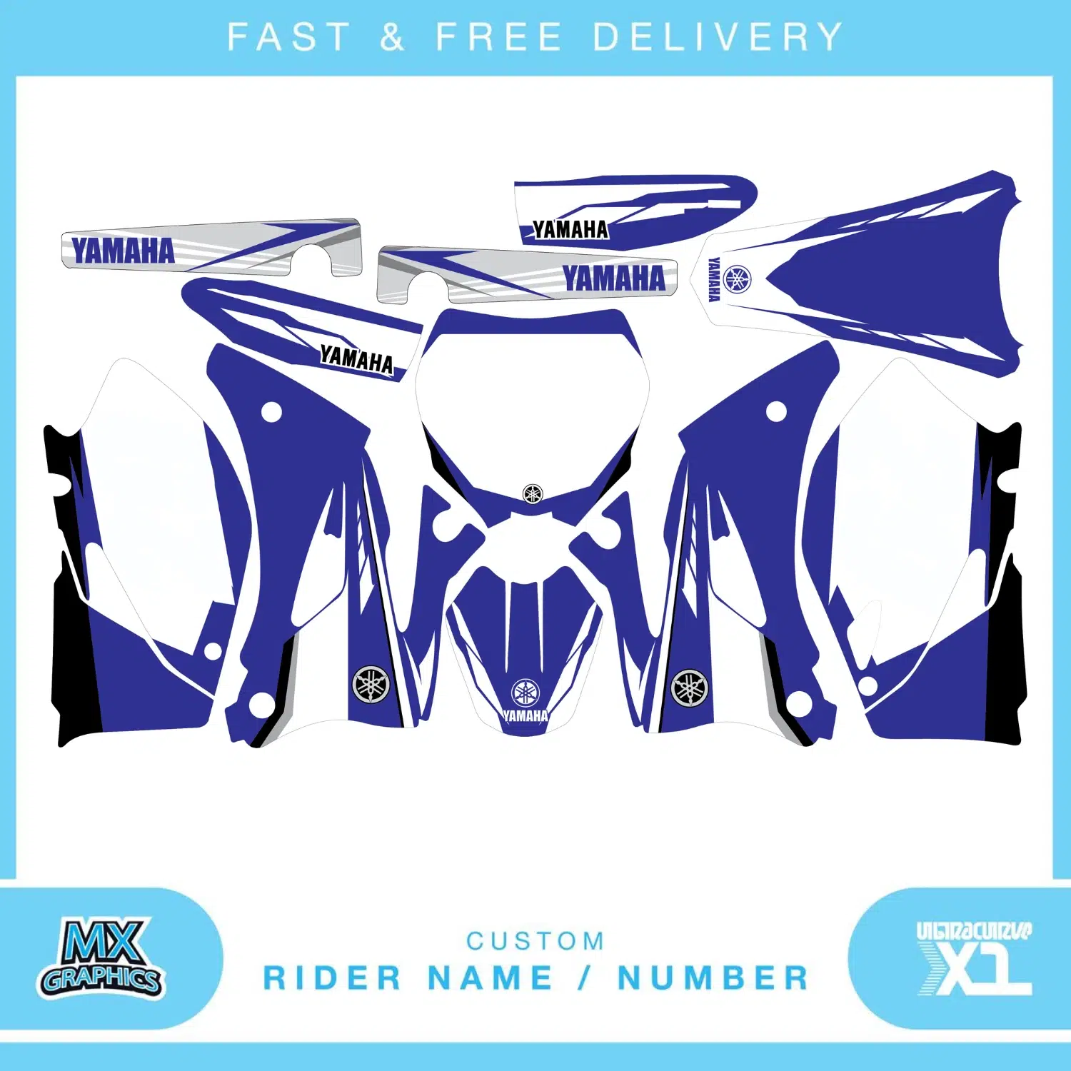 Yamaha YZ250F 2008 Graphics Kit