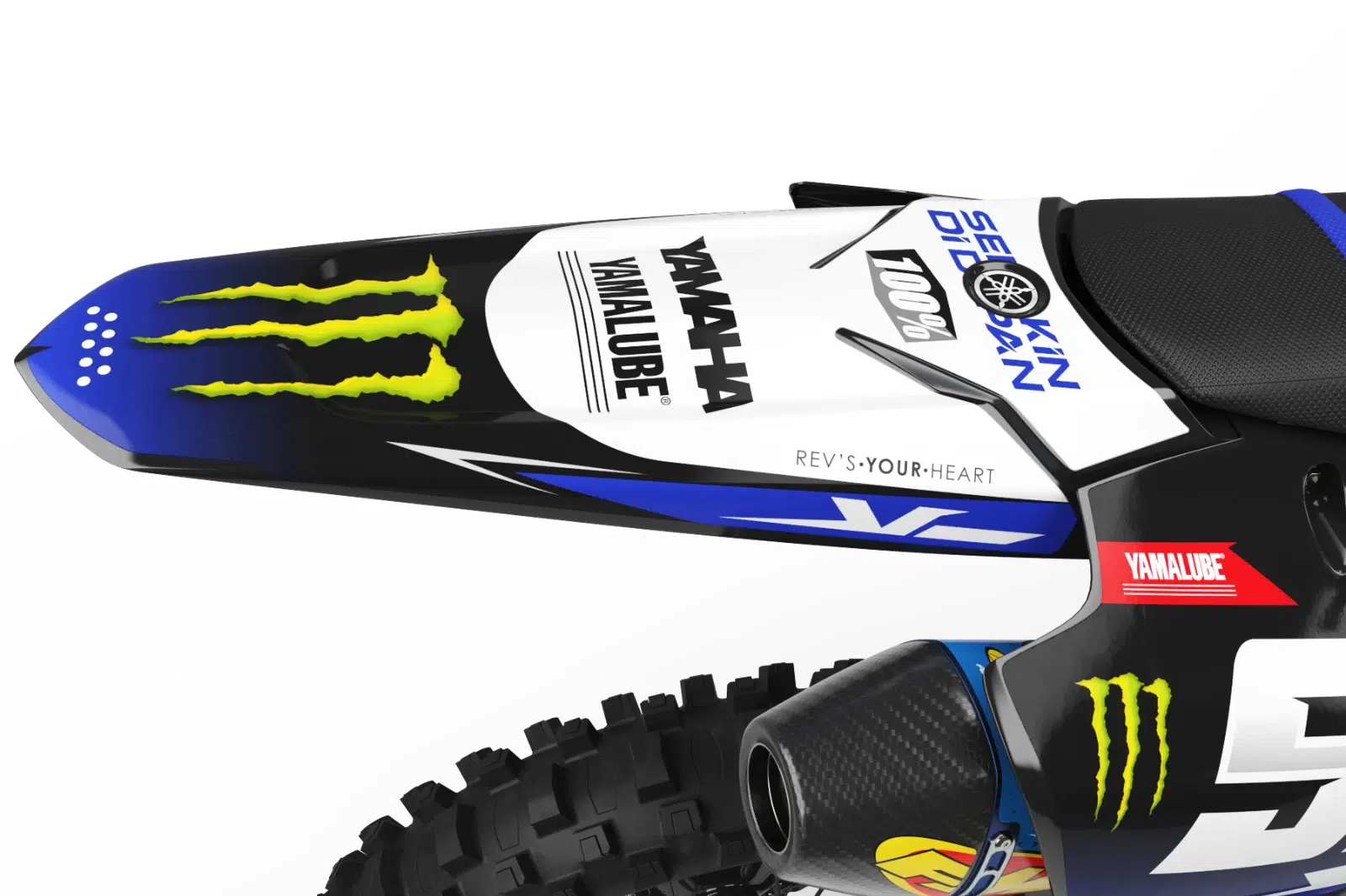 Yamaha YZ450F YZ250F 2018-2019 Graphics Kit - Image 2