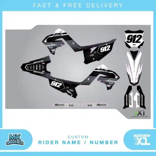 Kawasaki KXF450R 2021-2024 Graphics Kit