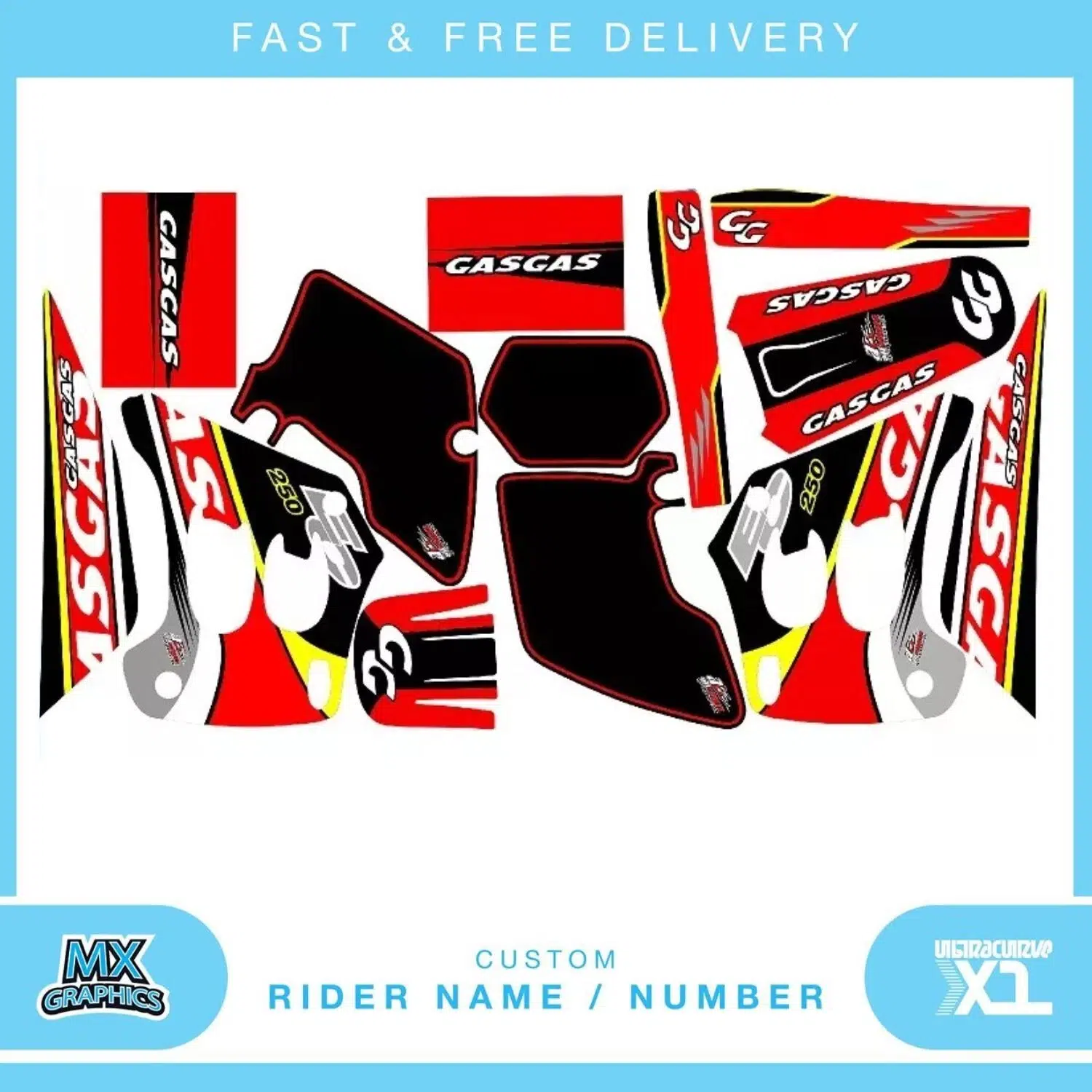 GasGas 2000 Graphics Kit