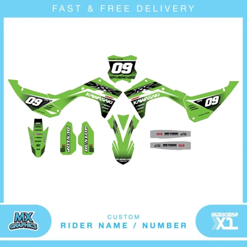 Kawasaki KX450 2024-2025 Graphics Kit