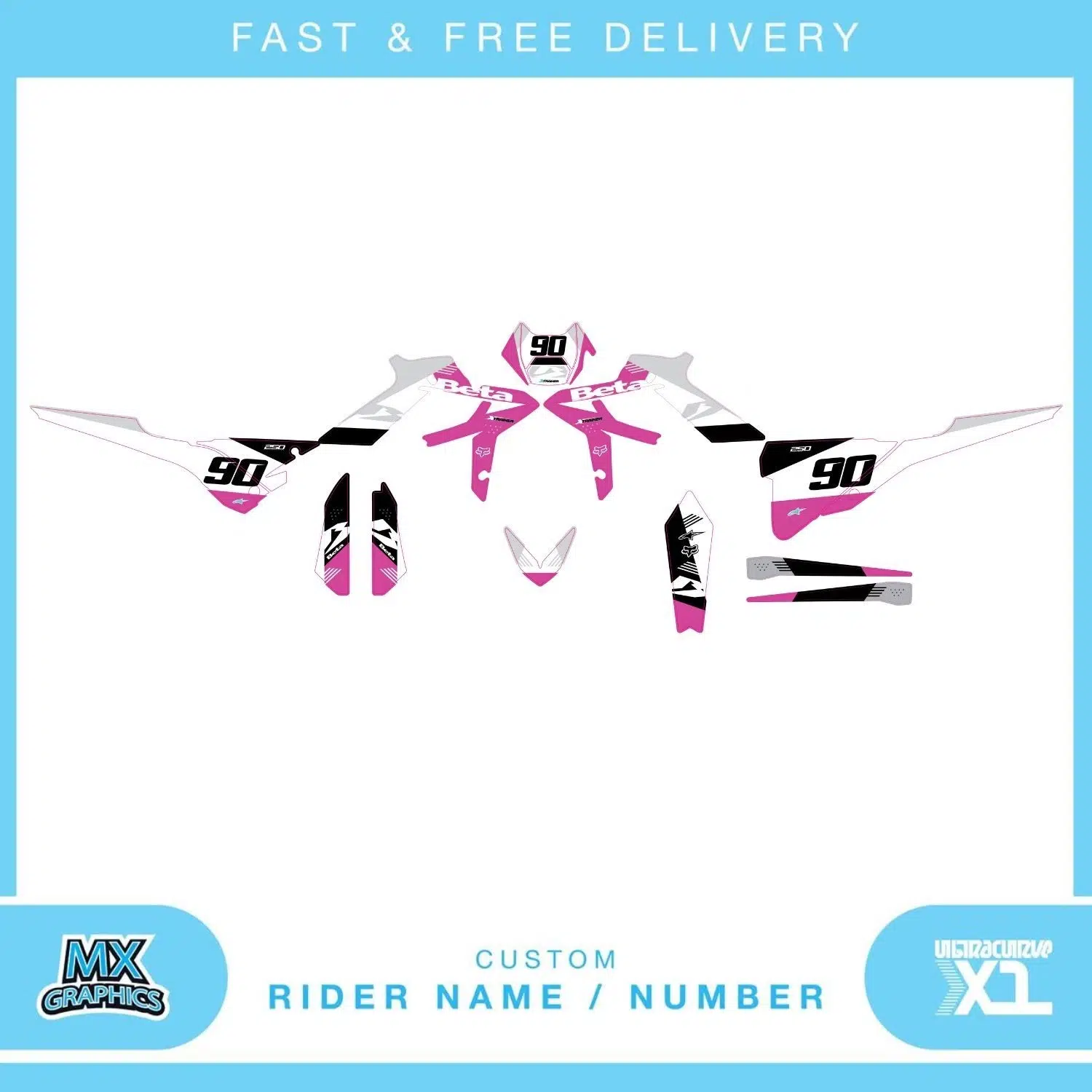 Beta X-Trainer 2020-2022 Graphics Kit