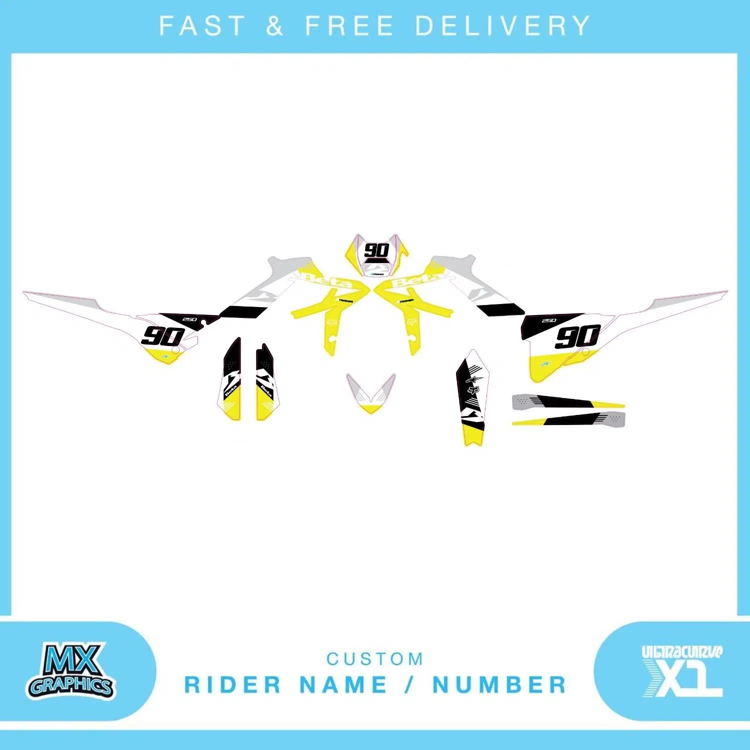 Beta X-Trainer 2020-2022 Graphics Kit