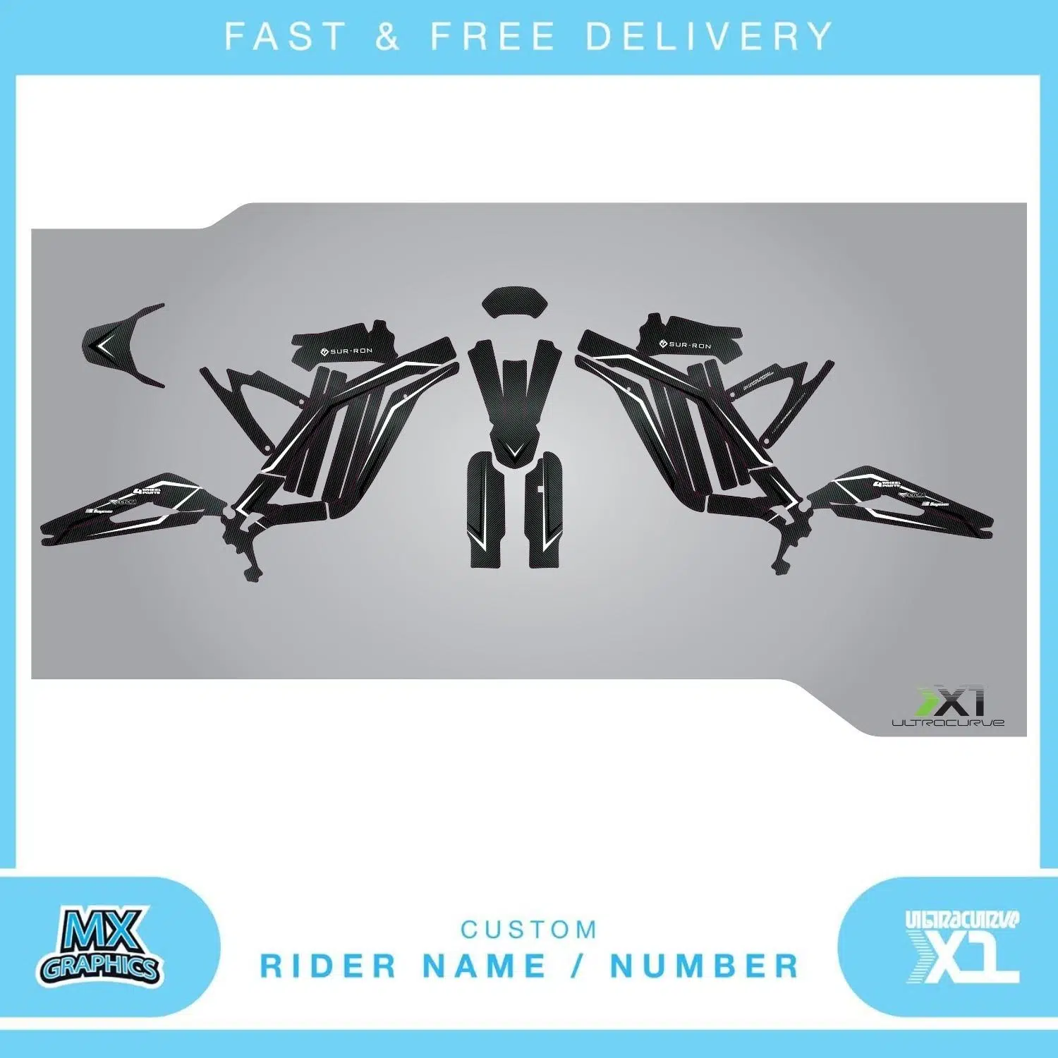 Sur-Ron Light Bee Carbon Graphics Kit