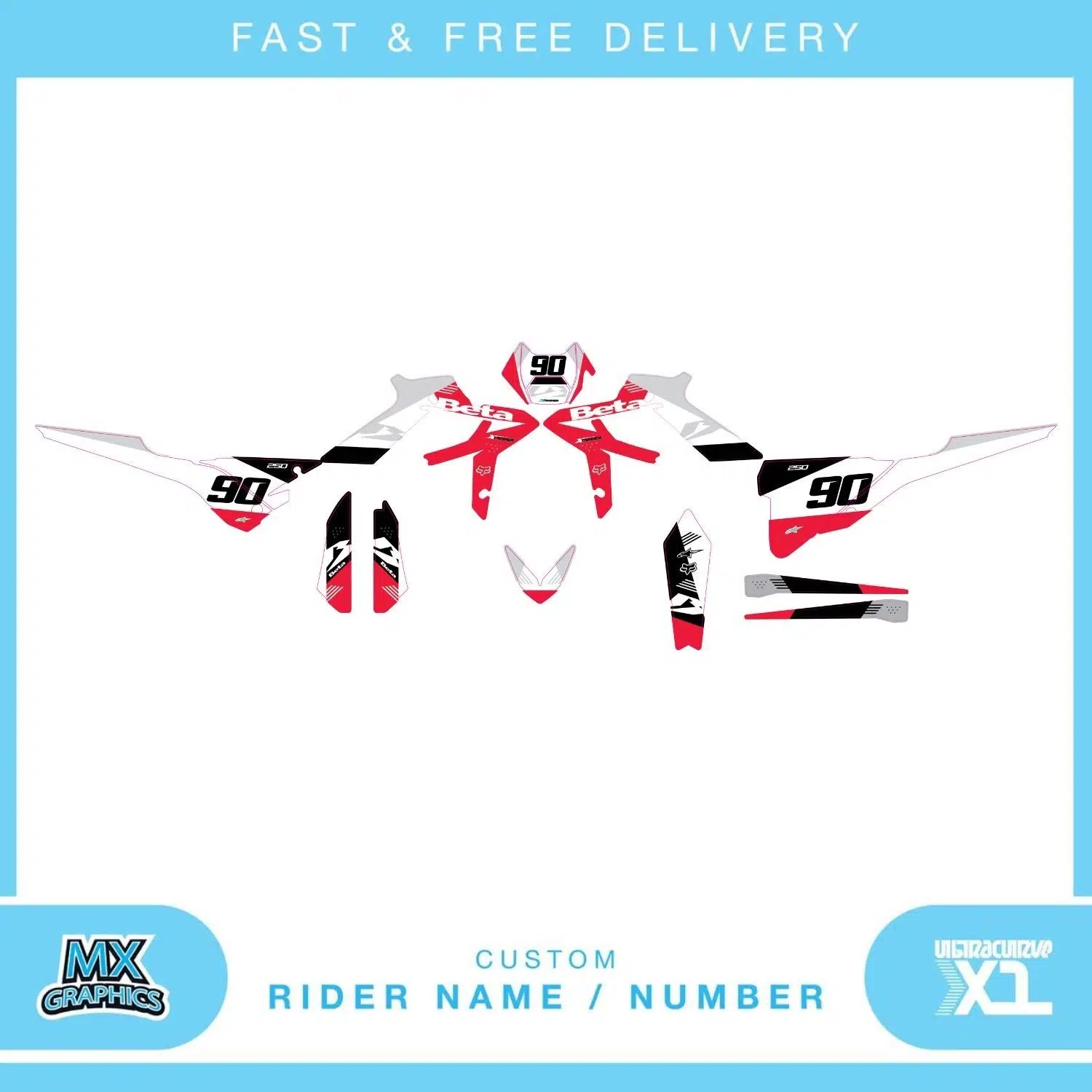 Beta X-Trainer 2020-2022 Graphics Kit
