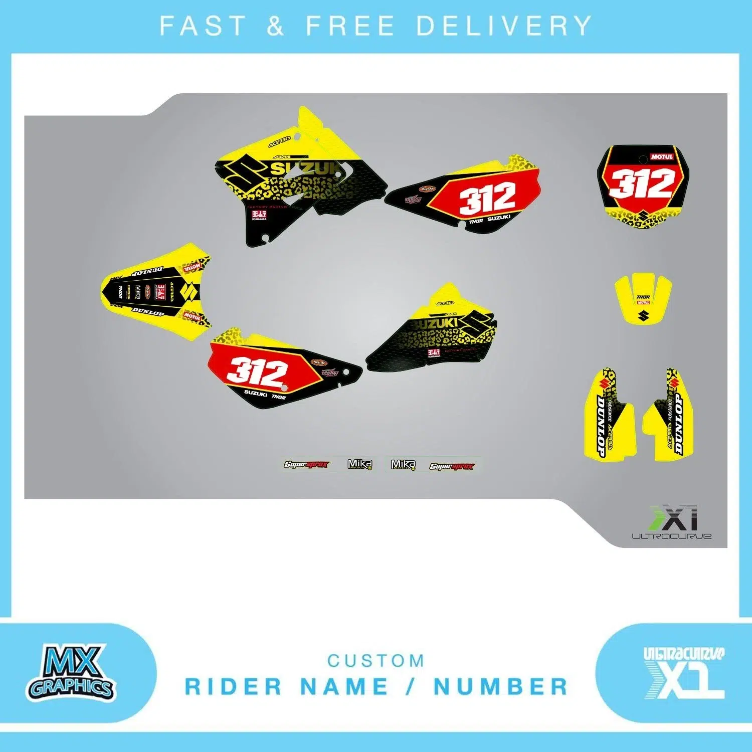Suzuki RM85 2000-2020 Graphics Kit