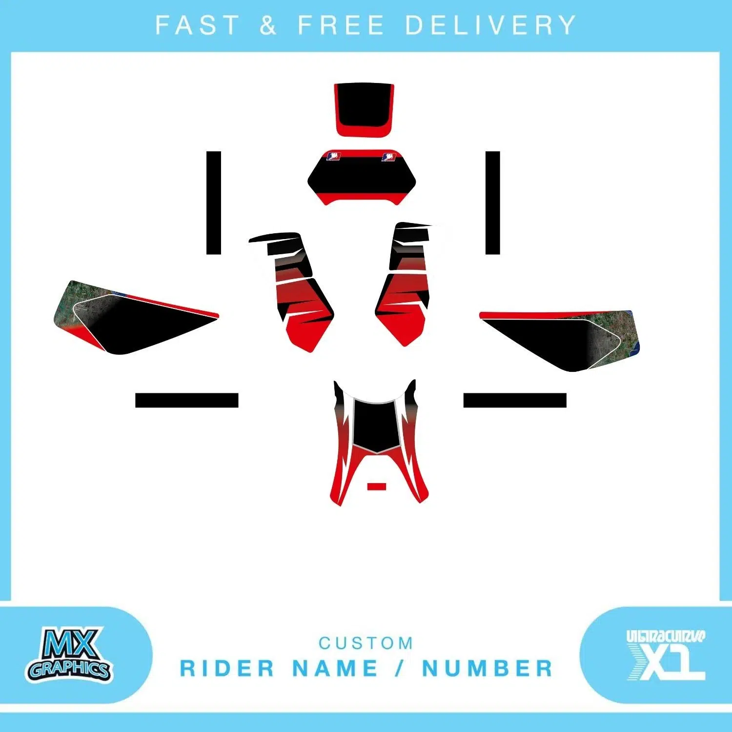Honda XLR350R Graphics Kit