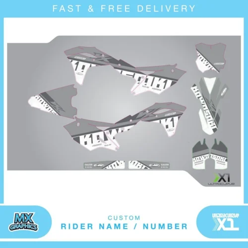 Kawasaki KXF250 2017-2020 Graphics Kit