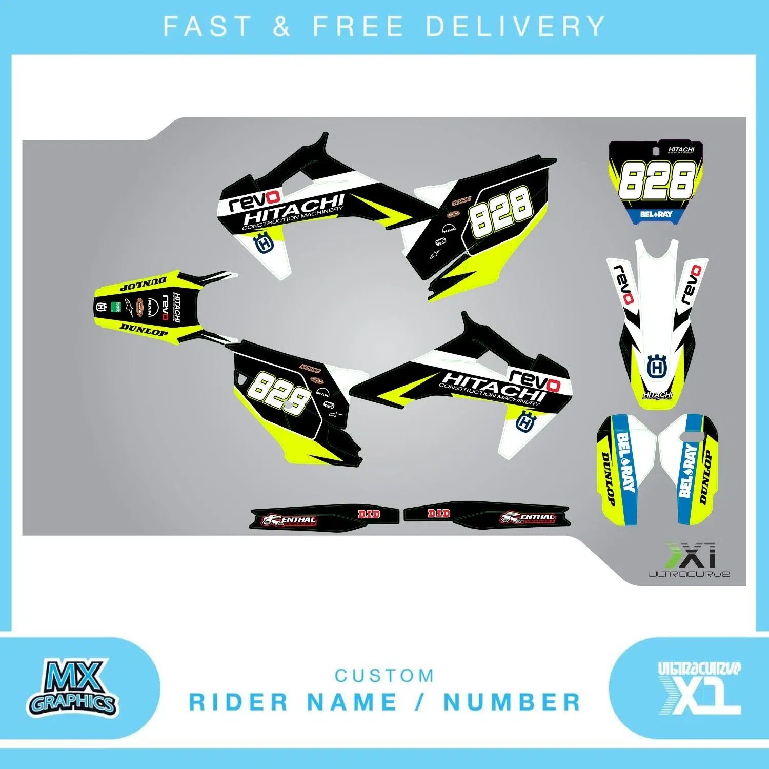 Husqvarna FE 2020-2023 Graphics Kit