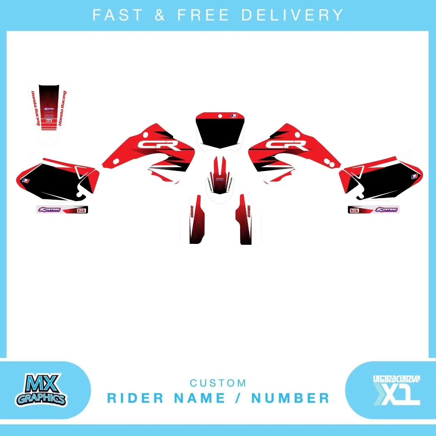 Honda CR125 Graphics Kit