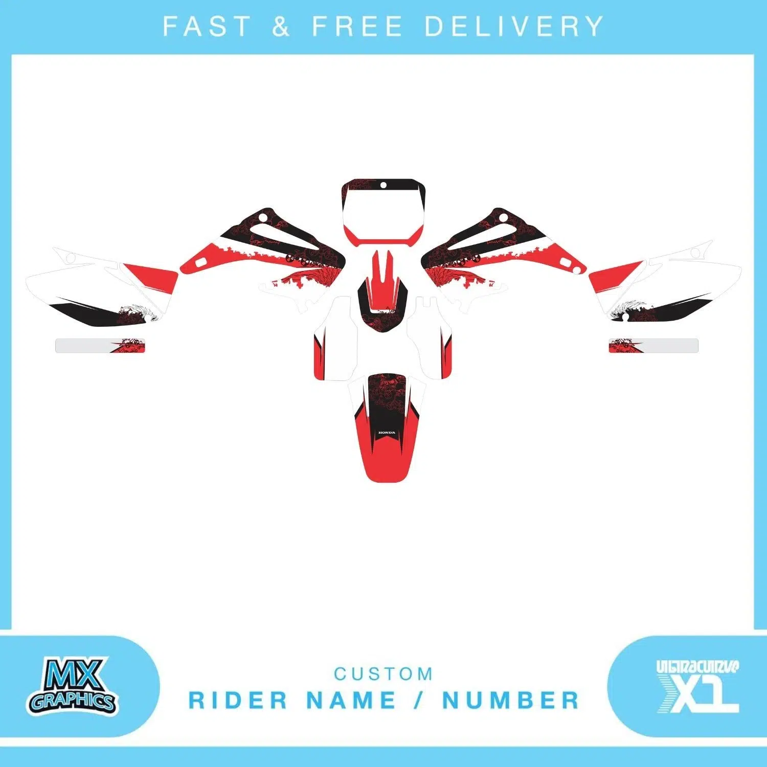 Honda CR125 Graphics Kit