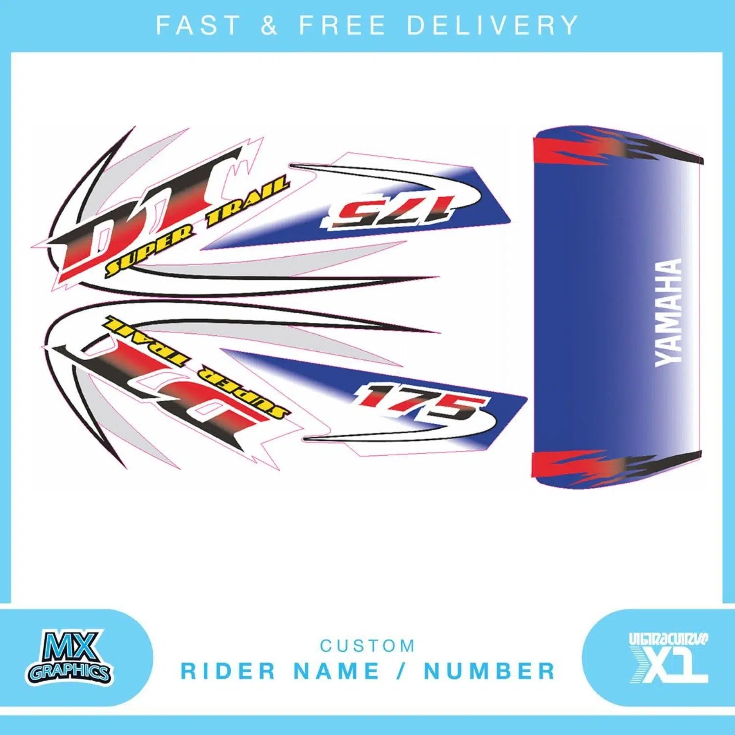 Yamaha Dt 175 Super Graphics Kit