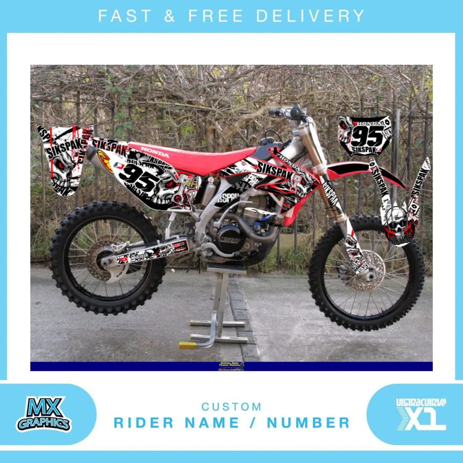 Honda CRF250 2008 Graphics Kit
