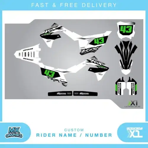 Kawasaki KXF450R 2021-2024 Graphics Kit